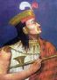 Atahualpa, mit seinen Br�dern letzter Herrscher der Inka: Als Pizarro und seine M�nner das Reich der Inka betraten, befehdete er sich mit seinem Bruder Huascar. Dadurch wurde den Spaniern die Eroberung sehr leicht gemacht.